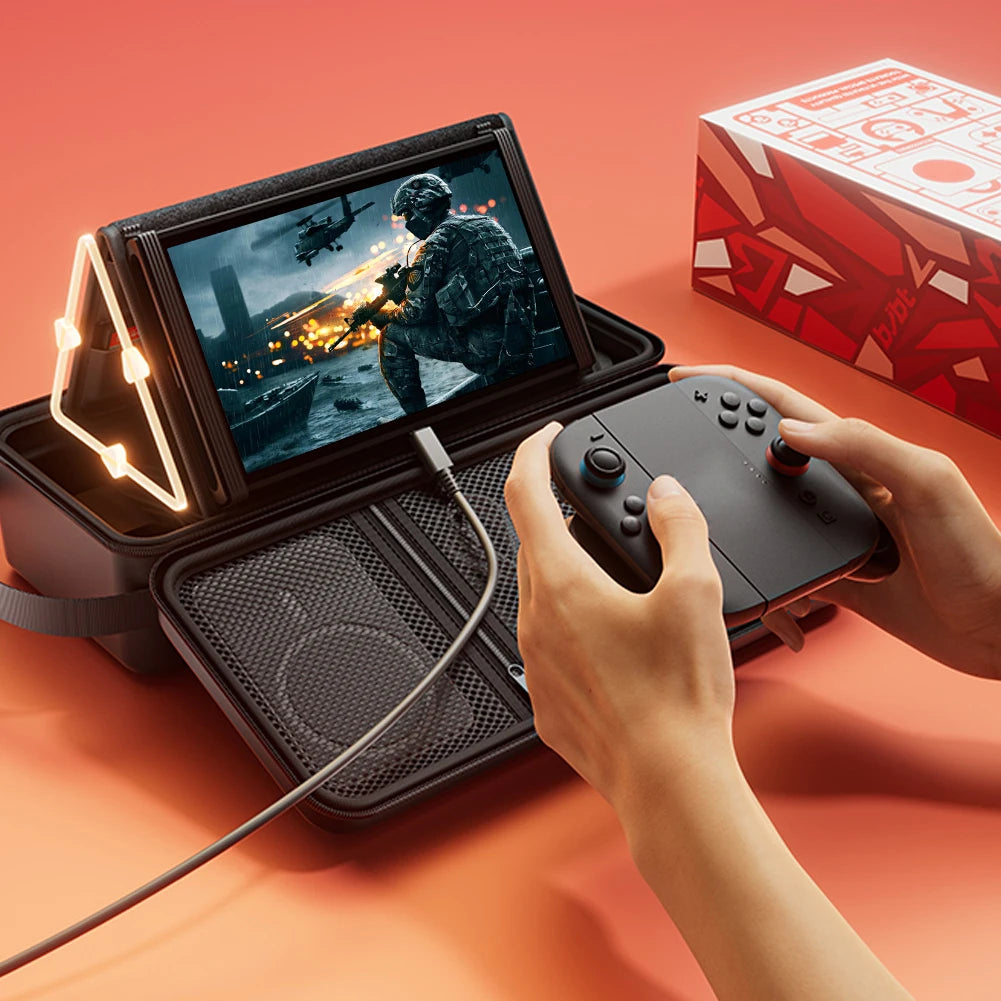 Estuche de transporte duro para Nintendo Switch 2, bolsa organizadora a prueba de golpes, Estuche De Viaje duro, bolsa de almacenamiento portátil para accesorios Switch 2