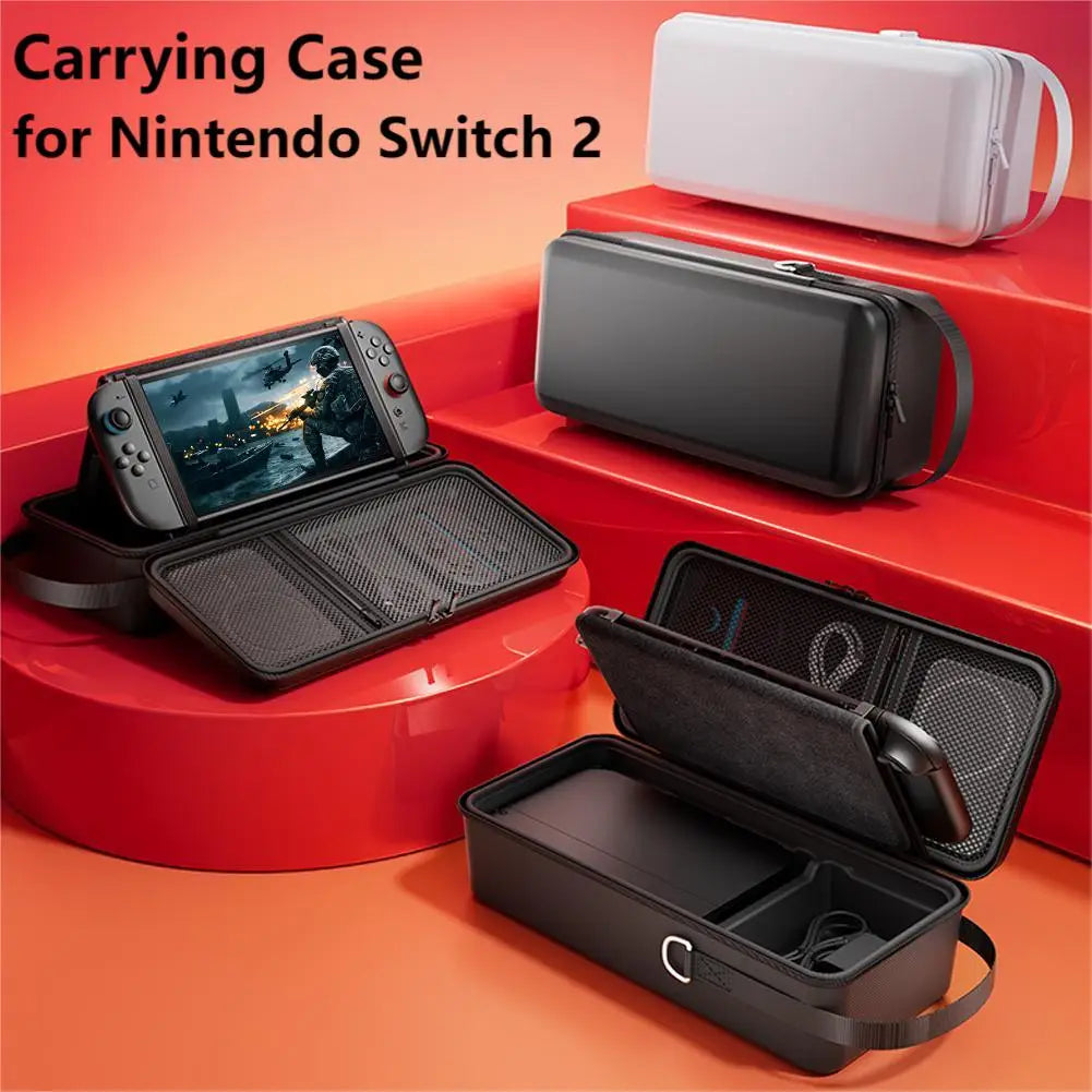 Estuche de transporte duro para Nintendo Switch 2, bolsa organizadora a prueba de golpes, Estuche De Viaje duro, bolsa de almacenamiento portátil para accesorios Switch 2