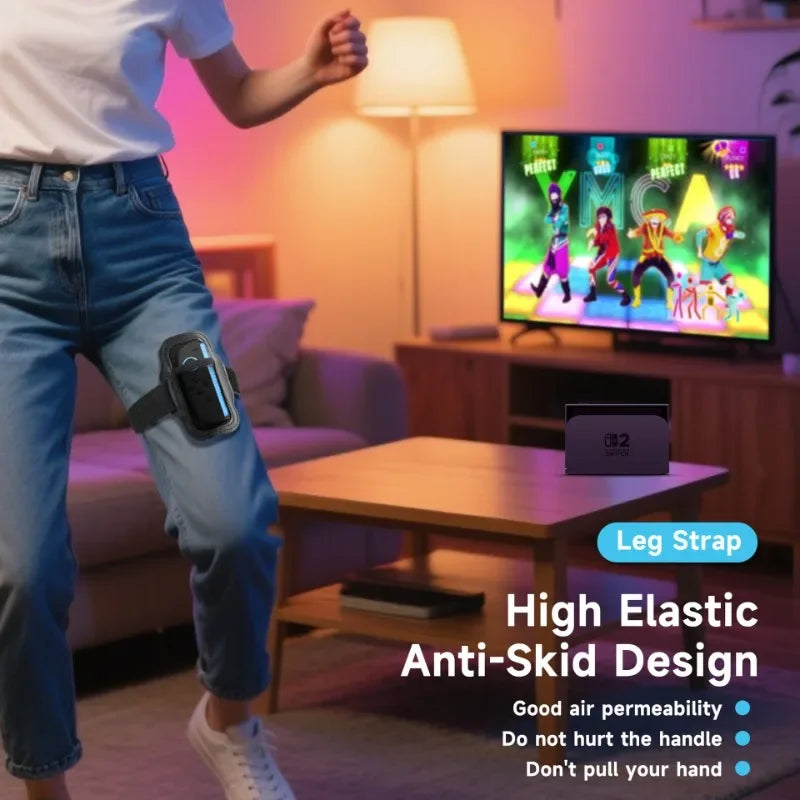 Paquete familiar 10 en 1 con raquetas de tenis, espadas ajustables para palos de Golf para Nintendo Switch2 para Switch 2, paquete de accesorios deportivos