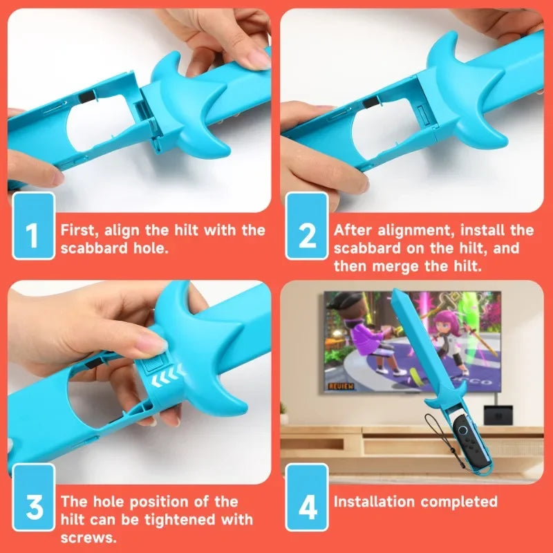 Paquete familiar 10 en 1 con raquetas de tenis, espadas ajustables para palos de Golf para Nintendo Switch2 para Switch 2, paquete de accesorios deportivos