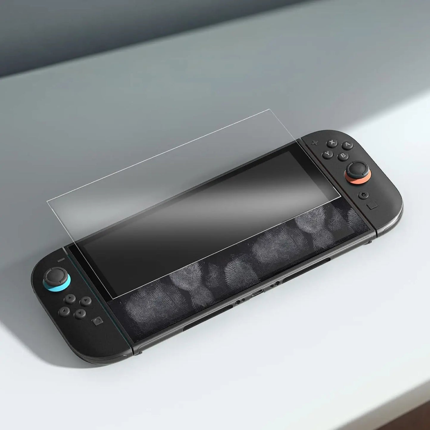 Protector de pantalla de vidrio templado para Switch Nintendo 2, con tapa de Joystick, accesorios, Protector para Switch Nintendo 2