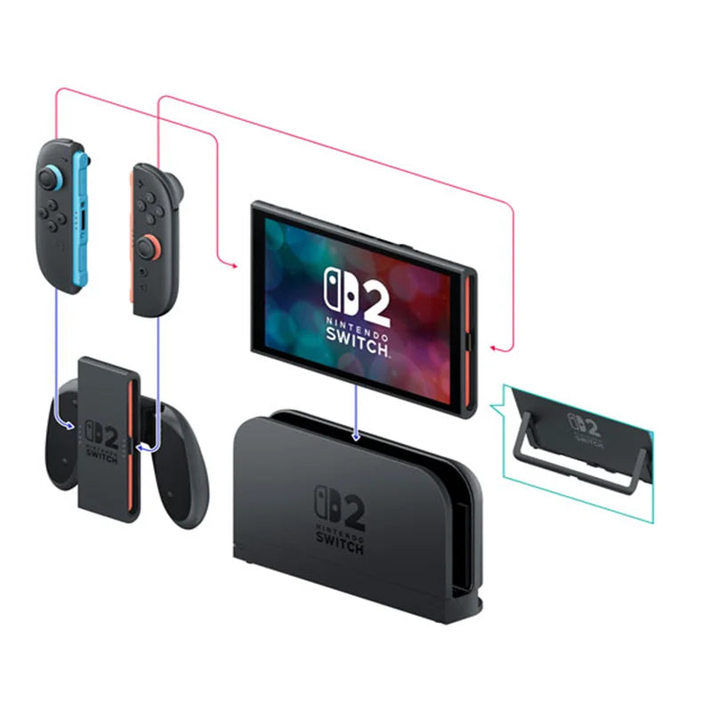 Nintendo Switch 2,7,9 pulgadas, consola manual joy-con2, modo de TV estable, consola de videojuegos N2